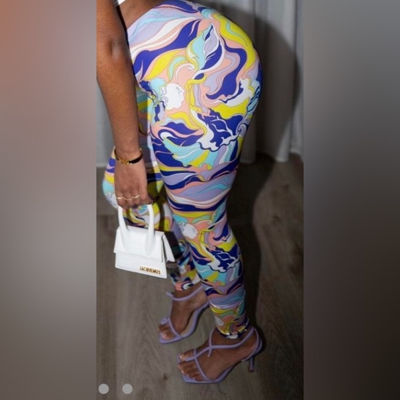 Emilio Pucci Leggings Tights Rivera Print Leggings - Picture 5 of 5